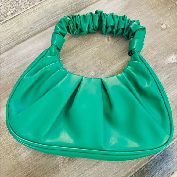 PrettyLittleThing Handbags - PrettyLittleThing green purse, handbag